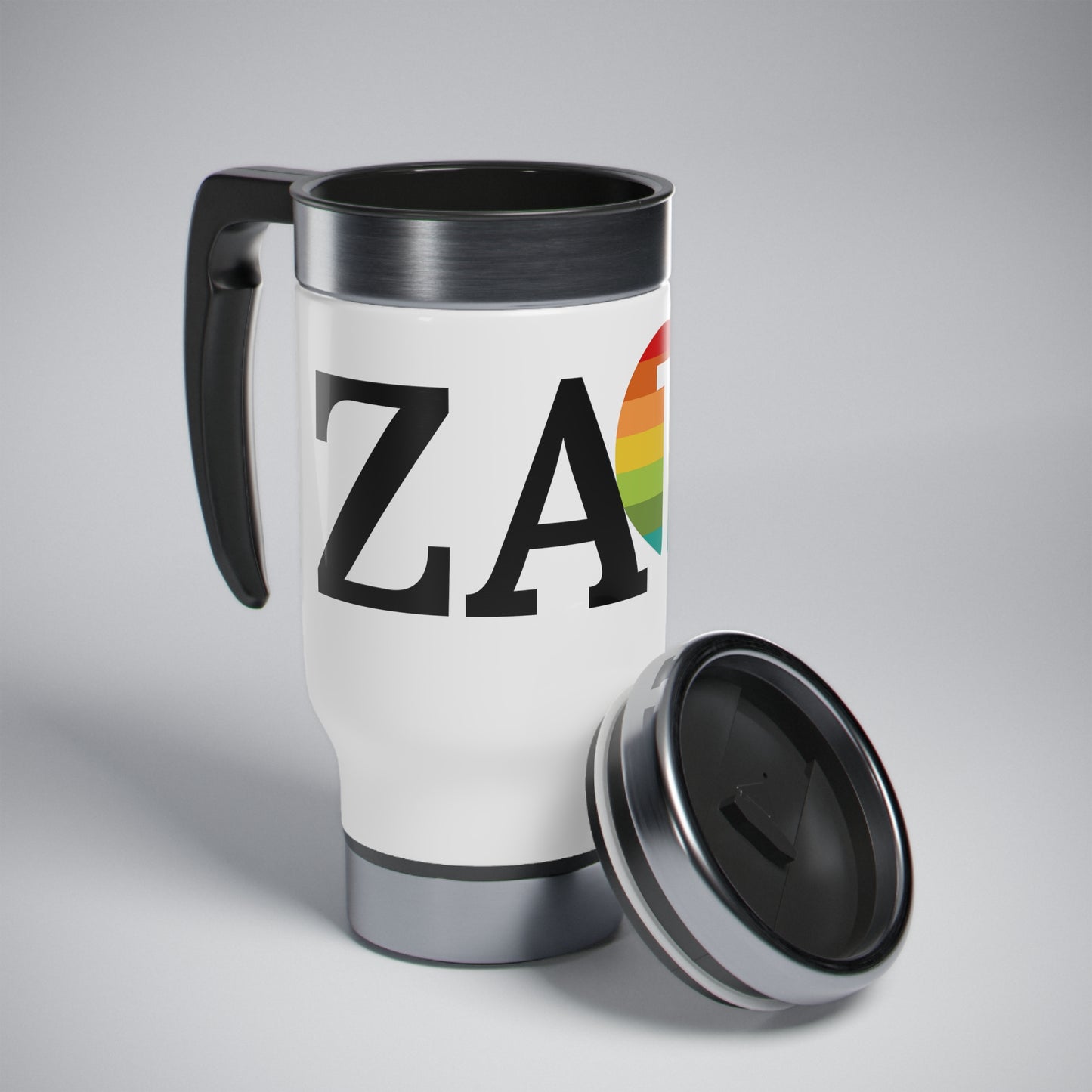 ZAM Travel Mug with Handle, 14oz