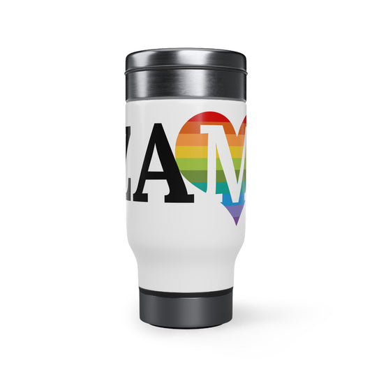 ZAM Travel Mug with Handle, 14oz